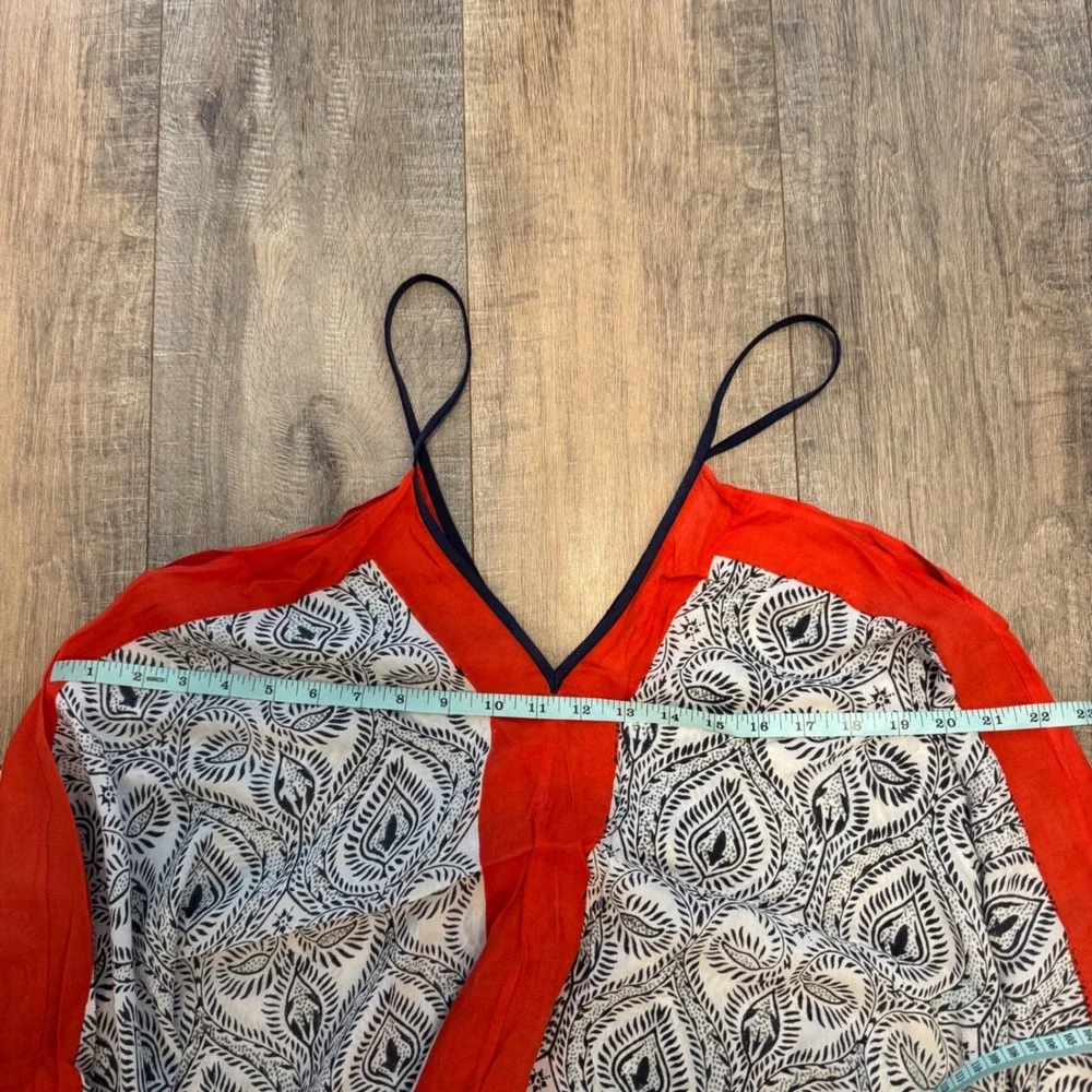 Roberta Roller Rabbit Paisley Maxi Dress One Size Viscose‎ Handkerchief Hem - Picture 8 of 8